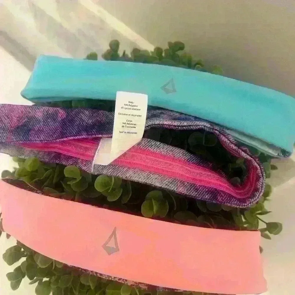 Ivivva by Lululemon set of three headbands.